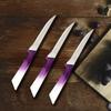 Градиентный нож для стейка из нержавеющей стали Обеденный нож с градиентной ручкой Нержавеющий острый серрейторный нож для фруктов