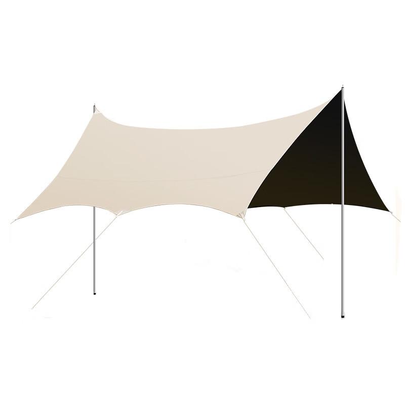 ZISIZ Outdoor Black Glue Sunshade Canopy