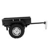 Aluminum Alloy Trailer Car Highly Simulation RC Car Vehicle Model Children ToyBlack