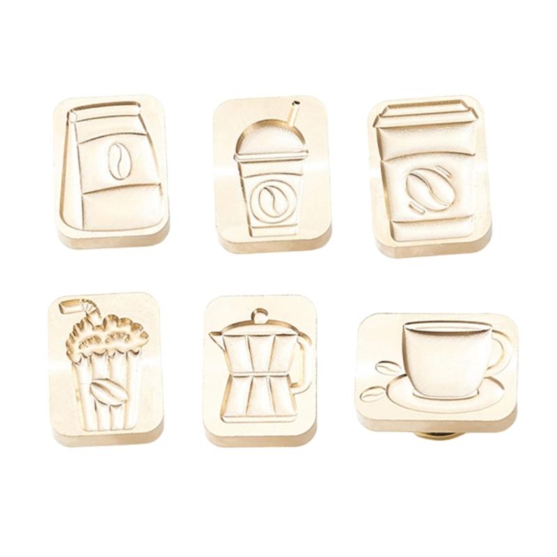 Тема напитков Металлическая головка для сургучной печати для открытки на День святого Валентина, открытки на день рождения, приглашений, конверта