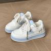 High-value Casual Board Shoes Women's New Platform White Shoes Trendy Versatile Niche Bread Shoes