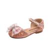 Little Girl Sandal Summer Sweet Kids Princess Dress Sandals Flower Bowtie Children Fashion Causal Pearl Wedding Party Flat Shoes
