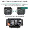 HAKUBA Сумка для камеры Ridge Наплечная сумка 15 AZ Черная Большое горизонтальное отделение для телеобъектива, штатива и квадратного предмета Продукт GW-STANDARD AMZSGWSR-SB15.