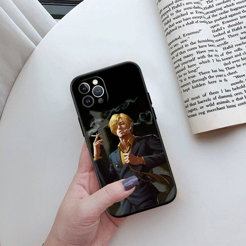 MH123 Чехол для телефона One Piece Санджи для iPhone 7 8 11 12 13 14 15 16 17 16E XS Pro Max XR X SE Air