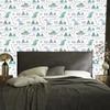 Dinosaurs Trees and Mountains Wallpaper for Living Room and Bedroom 50x1000