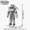 MOOXI Модель Робота Меха Танка из Фильма и Игры MOC Кирпичи Творческий DIY Сборные Строительные Блоки Совместимые с Игрушками из Коллекции Фигурок
