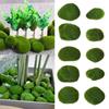 Micro Landscape Decor Artificial Moss Rocks Green Fake Moss Stone  Landscape Design