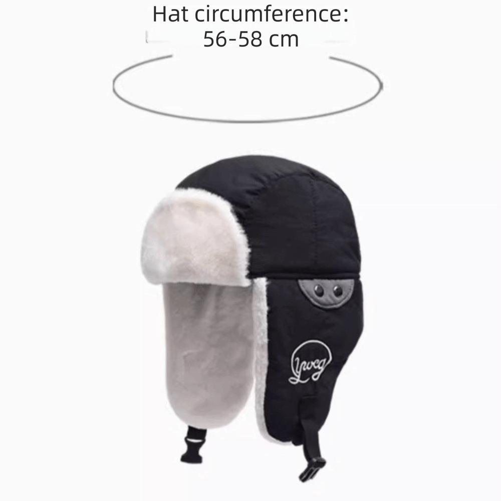 Windproof Earflap Hat Cold Proof Winter Bomber Hat Casual Ear Protection Cap Winter
