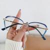 Очки Кошачий глаз с защитой от синего света Женские дизайнерские очки Оптические очки Компьютерная защита глаз Портативные Очки с большой оправой