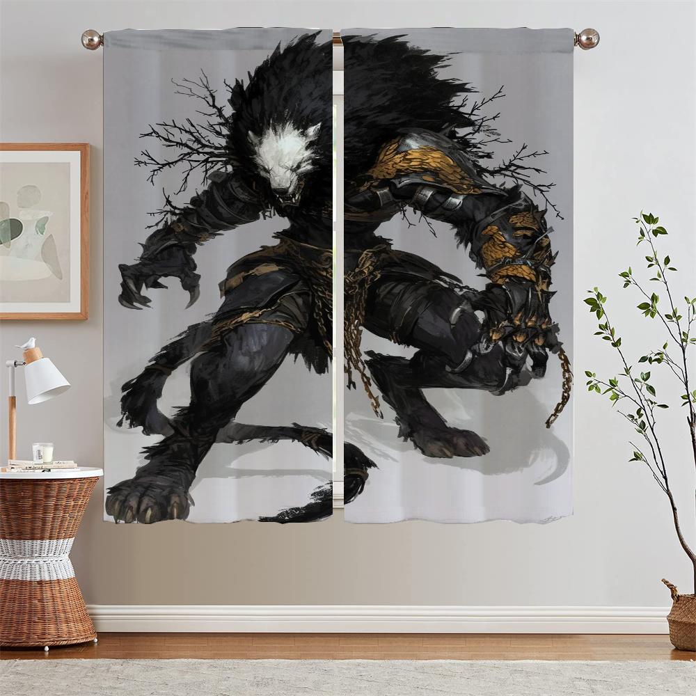 Dark Monster Готовые Шторы Дешевые Вещи С Бесплатной Доставкой для Дома Шторы Детская Комната Шторы Украшения Гостиной Жалюзи
