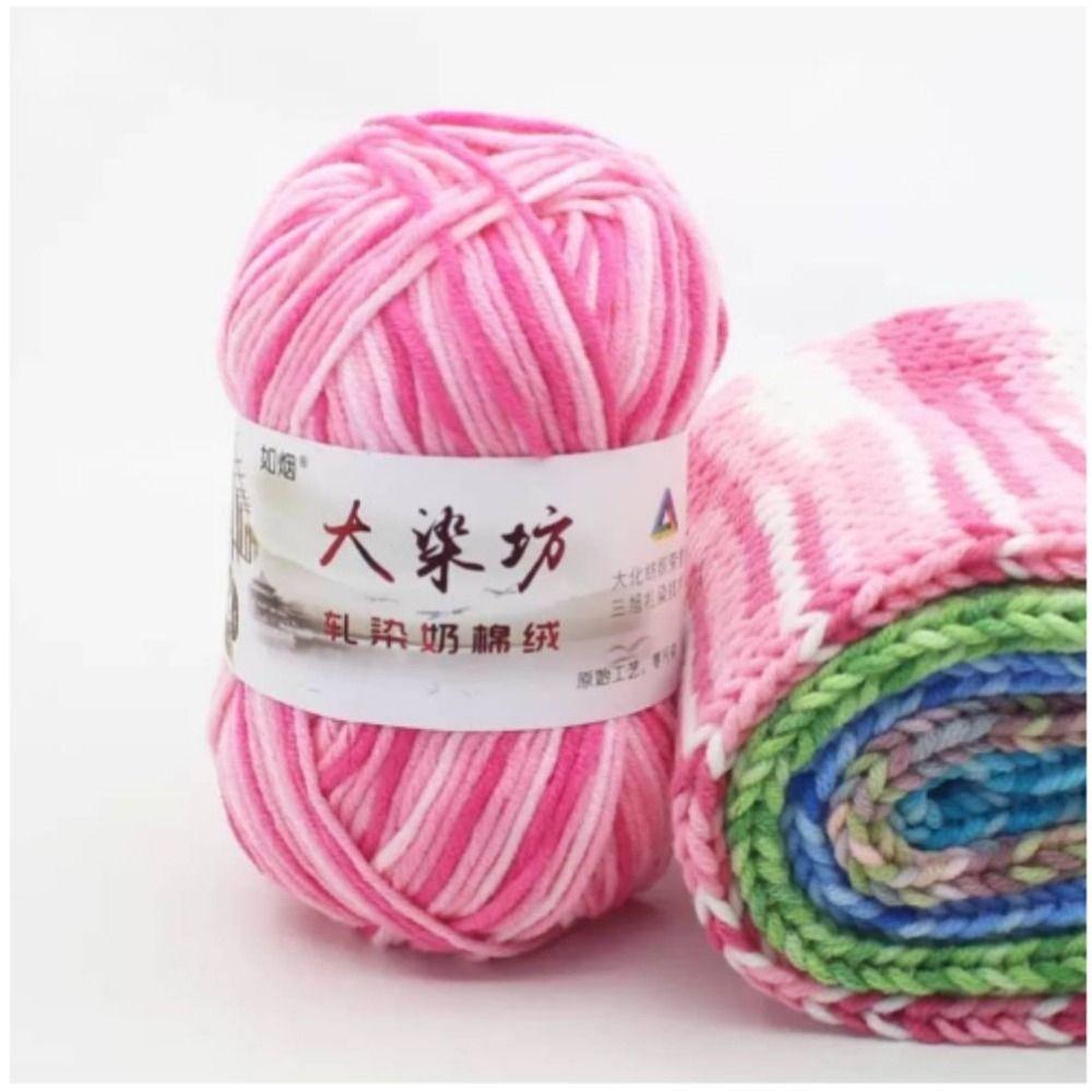 Sewing Crochet Yarn For Bag Blanket DIY Hand Knitting Novel Functional Yarn Ball