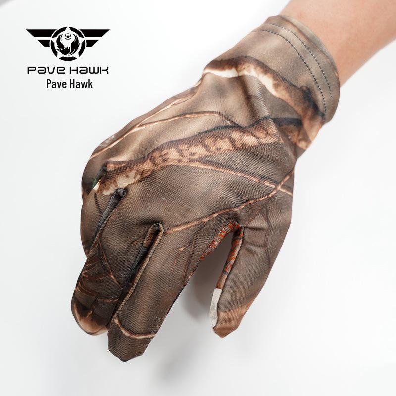Камуфляжные бионические тактические перчатки: Нескользящие, дышащие, совместимые с сенсорным экраном, подходят для охоты, езды на велосипеде и бега.