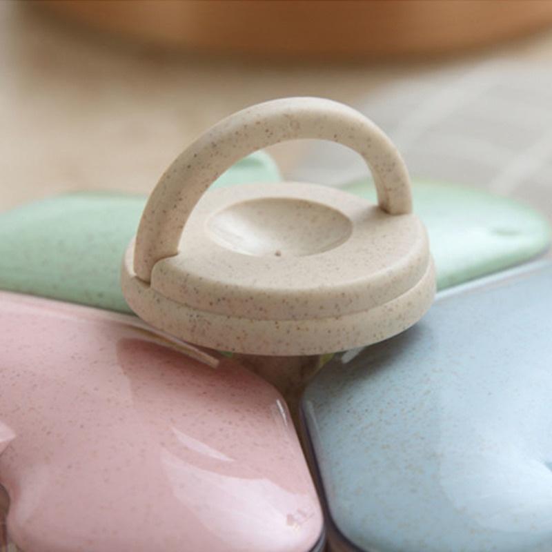 Новый бытовой органайзер для перца, кастрюля для хранения соли и специй, инструмент для приготовления пищи, настольный органайзер из пшеничной соломы, прочная приправа