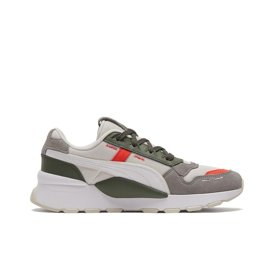Puma Rs 2.0 Зимний Ткань Кожа Классический Универсальный Амортизирующий Прочный Низкий Верх Повседневная Обувь для Образа Жизни Кроссовки Унисекс Дымчато-Серый 374013-03