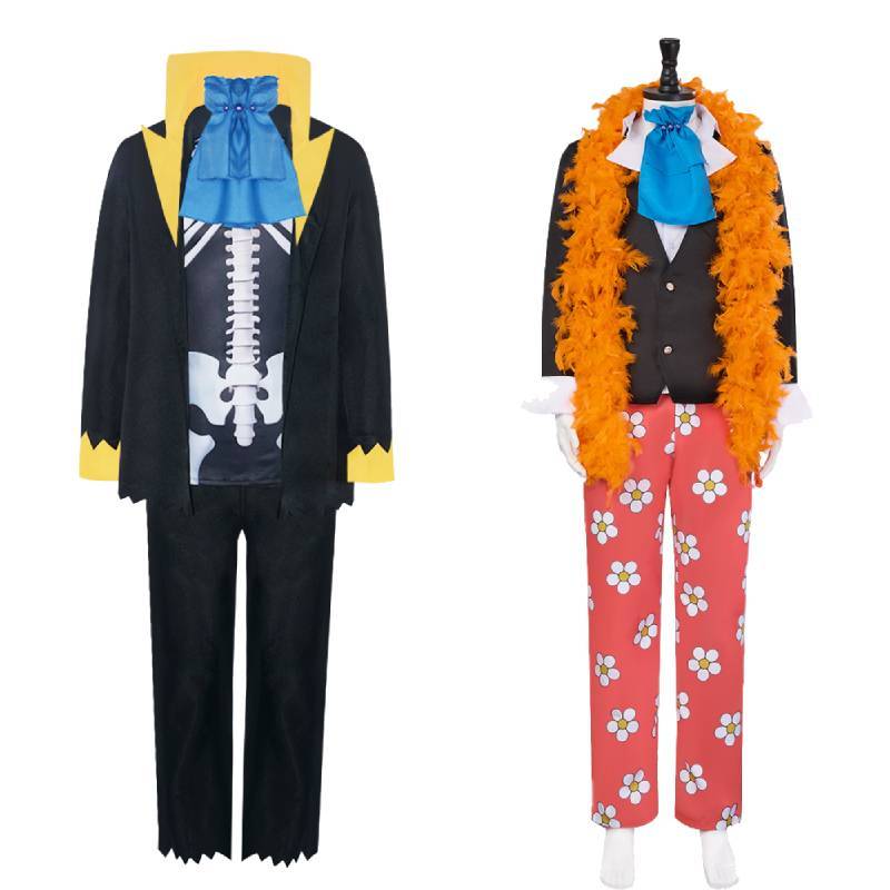 Brook Cosplay Costume With Polyester Fabric For Anime Conventions