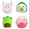 Плюшевая игрушка Squishmallows Кот-Акула Кролик С наполнителем из ПП хлопка Для детей и коллекционеров