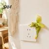 Decorative Switch Plate Sticker 3D Cute Baby Dinosaur Sticker, Fantasy Wall Decor, Funny Socket Protector Panel Decal, Indoor Art for Kids Bedroom