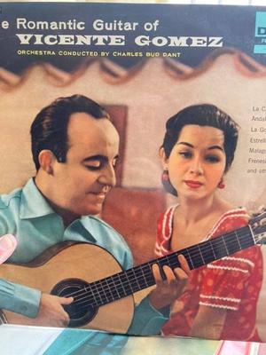 LP Пластинка ВИСЕНТЕ ГОМЕС - Романтическая гитара Висенте Гомеса JDL5059 DECCA Япония Латинская Б/У