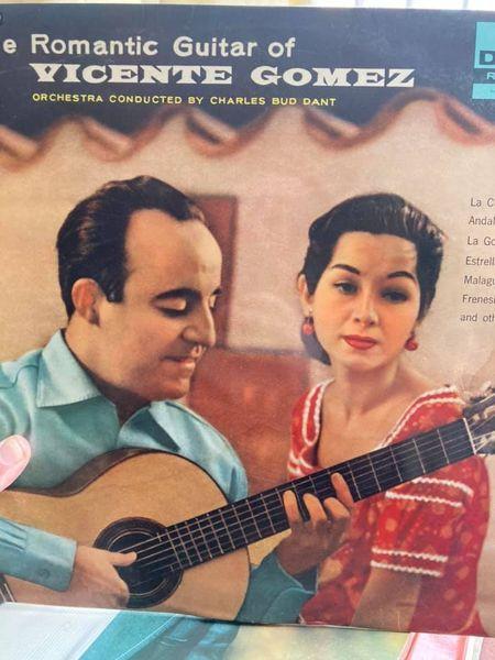 LP Пластинка ВИСЕНТЕ ГОМЕС - Романтическая гитара Висенте Гомеса JDL5059 DECCA Япония Латинская Б/У
