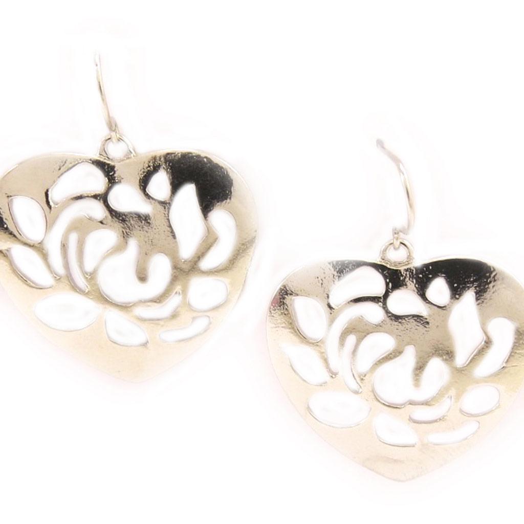 Les Trésors De Lily [L5193] - Серебряные дизайнерские серьги «Любовь»