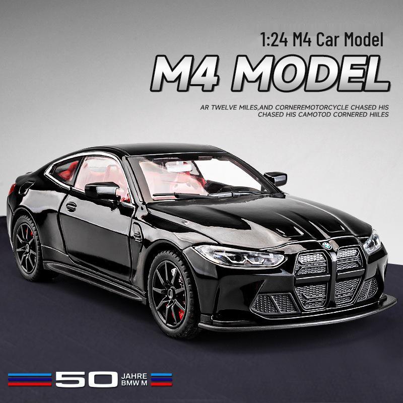 1:24 Boma M4 Сплав Модель Спортивного Автомобиля - Детская Игрушка и Коллекционный Дисплей, Маленький Автомобиль Подарок для Мальчиков