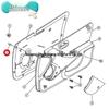 20 шт. OE# 6504014 Клипсы для дверного молдинга для Jeep Cherokee и Grand Cherokee