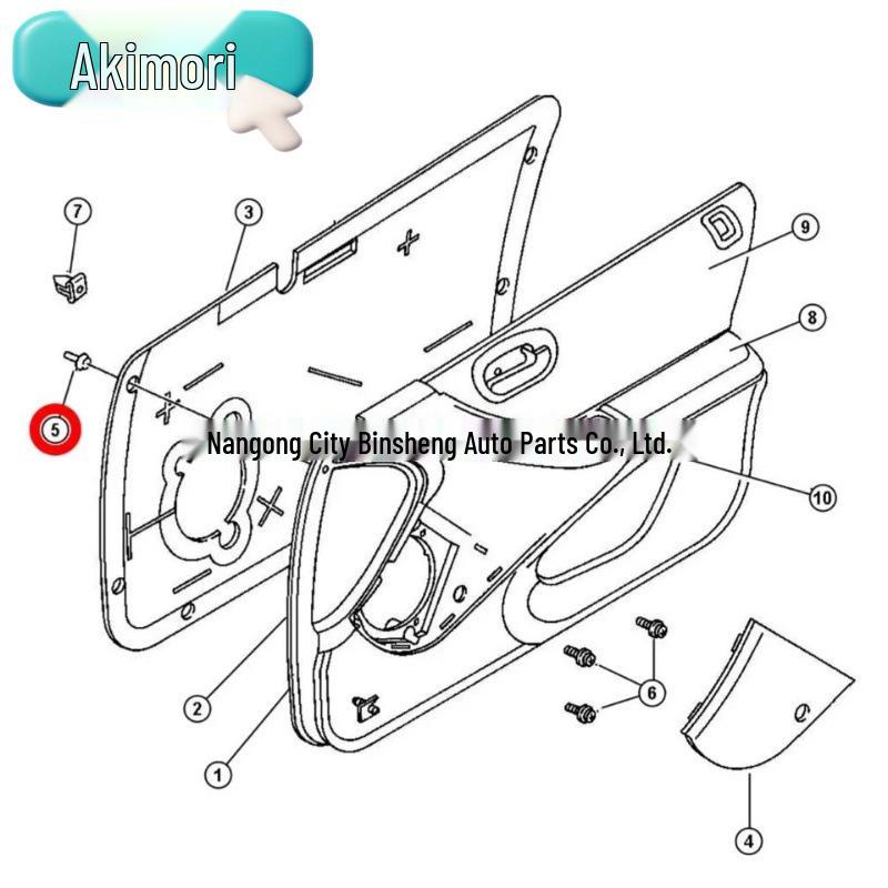 20PCS OE# 6504014 Door Trim Clips for Jeep Cherokee & Grand Cherokee