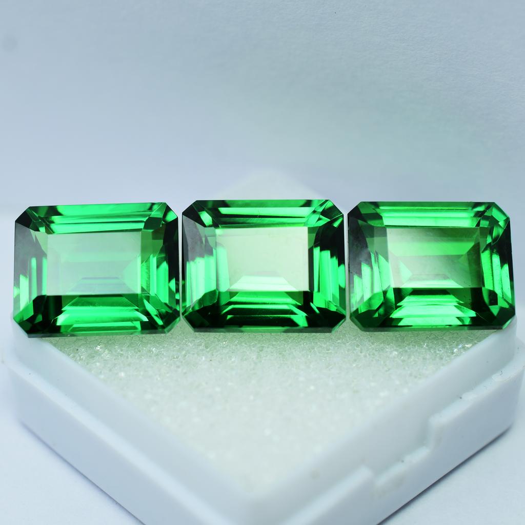 30.20 Ct Natural Tsavorite Garnet Loose Gemstones A Quality Green Emerald Shape