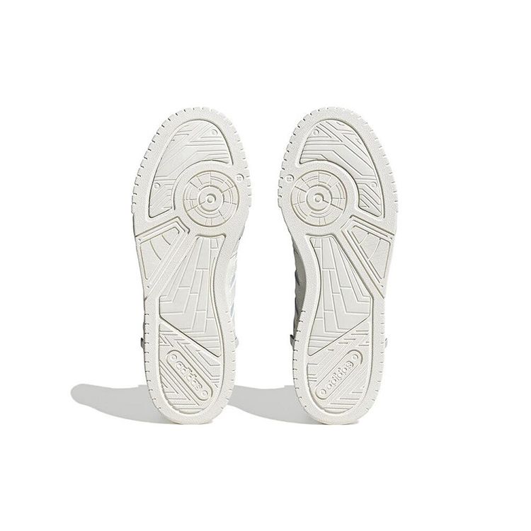 Adidas Neo D-Pad Mid Повседневные Нескользящие Прочные Высокие Кеды Женские Кроссовки Белые Синие IG7621