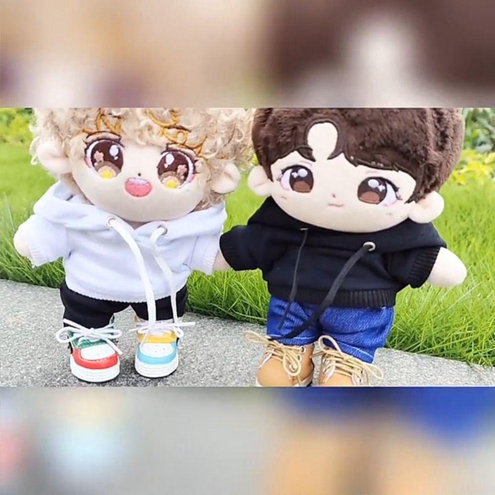 Kids Toys Sweatshirt Outfits 18 Colors Fashion Clothes Handmade Hoodies for 15cm Cotton Dolls