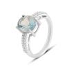 Silver Ring with Natural Topaz 3.11ct, Item Weight 3.7 G (2157700)