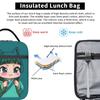 Maomao Chibi Изолированная сумка-ланчбокс Термосумка Многоразовая, Контейнер для обеда Дневники Маомао Портативная сумка-тоут Ланч-бокс Сумка для еды