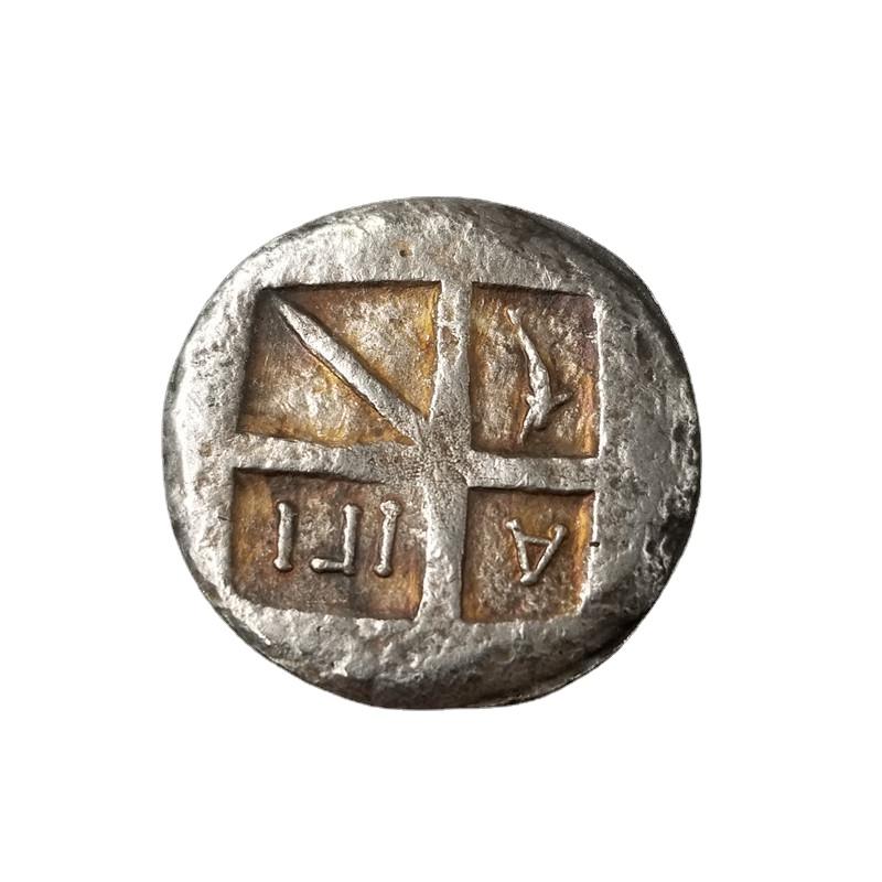 Ancient Greek Coins Copy Silver-plated Coin Antique Foreign Commemorative Coin AVE