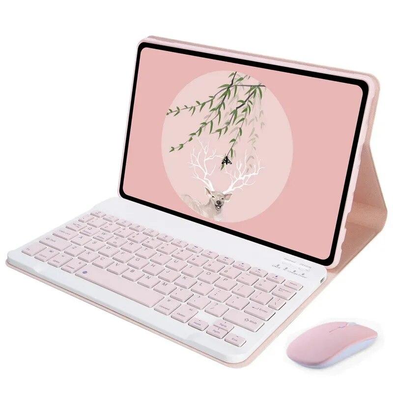 Bluetooth-клавиатура для Xiaomi Redmi Pad SE, кожаный чехол-подставка для Xiaomi 5/6 Pro Redmi Pad 10,6, чехол, 11 дюймов, силиконовый противоударный защитный чехол