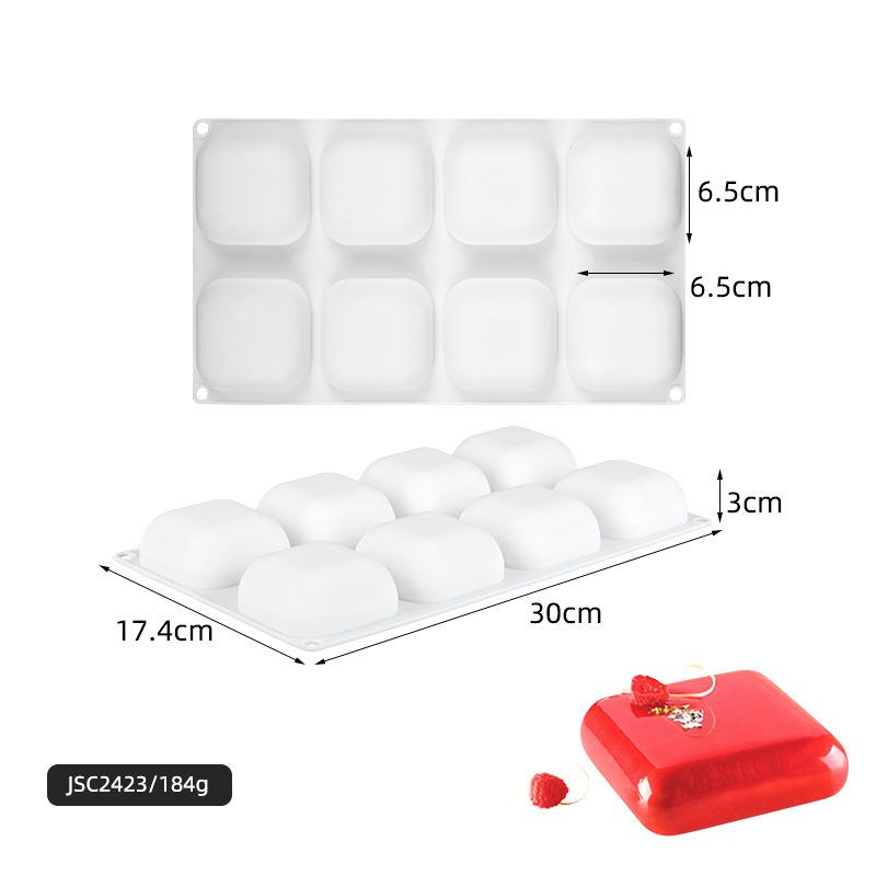 Nymph 6-16 Grid Silicone Bakery Form Heart Chocolate Pasta Candy Bread Cake Topper Mold Accessorie Kitchen Bakery Supplies