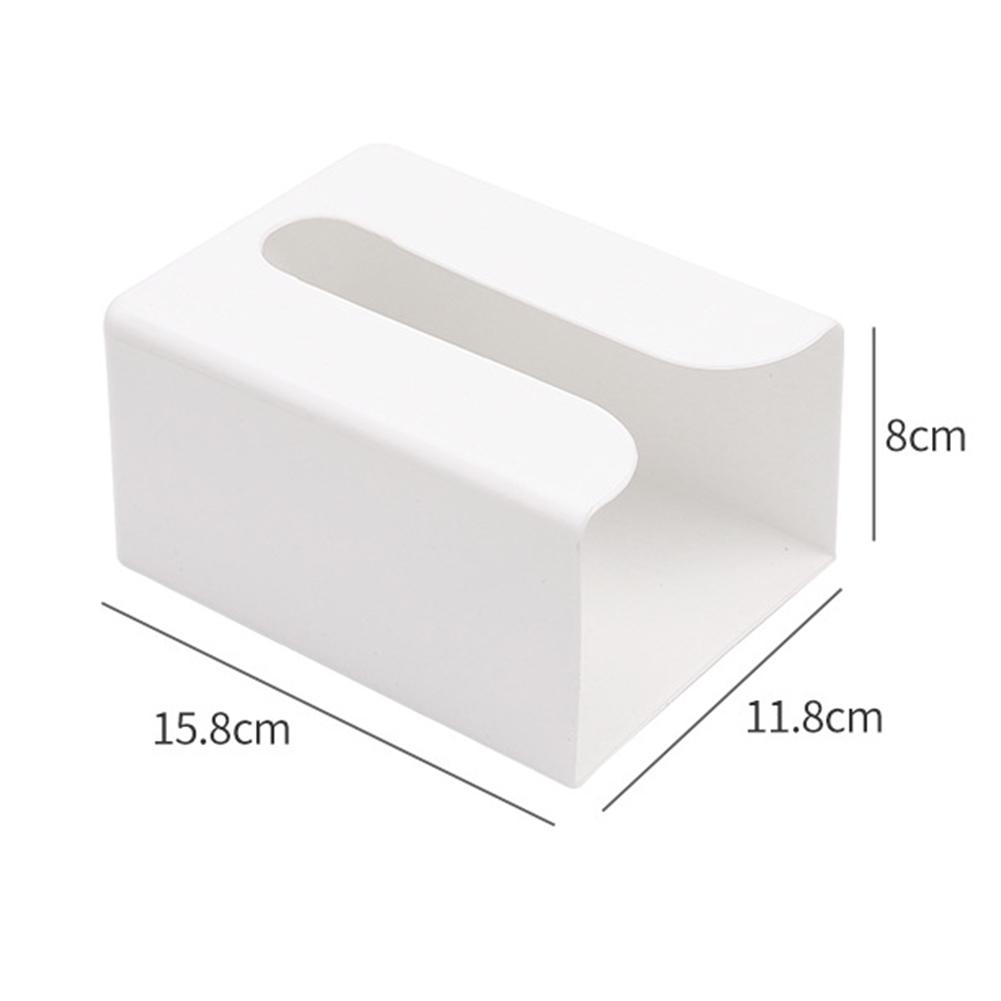 Настенная коробка для салфеток Держатели для салфеток Самоклеящийся чехол для бумажных полотенец Съемная коробка для бумаги без отверстий Водонепроницаемая, экономящая место