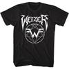 Weezer Metal Черная футболка с логотипом Weezer унисекс