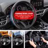 xkhr10 For Mitsubishi 2PCS New Carbon fiber Car Steering Wheel Cover Non-slip Protector Sleeves Outlander Lancer Eclipse Mirage Xpander
