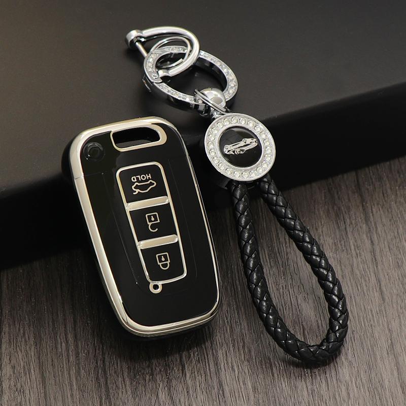 3 Кнопки Автомобильный Чехол Брелок Чехол для Ключа Автомобиля Для Kia Hyundai Ix35 Soul Sorento Mohave Borrego Equus Optima K5 Forte Opirus Rohens