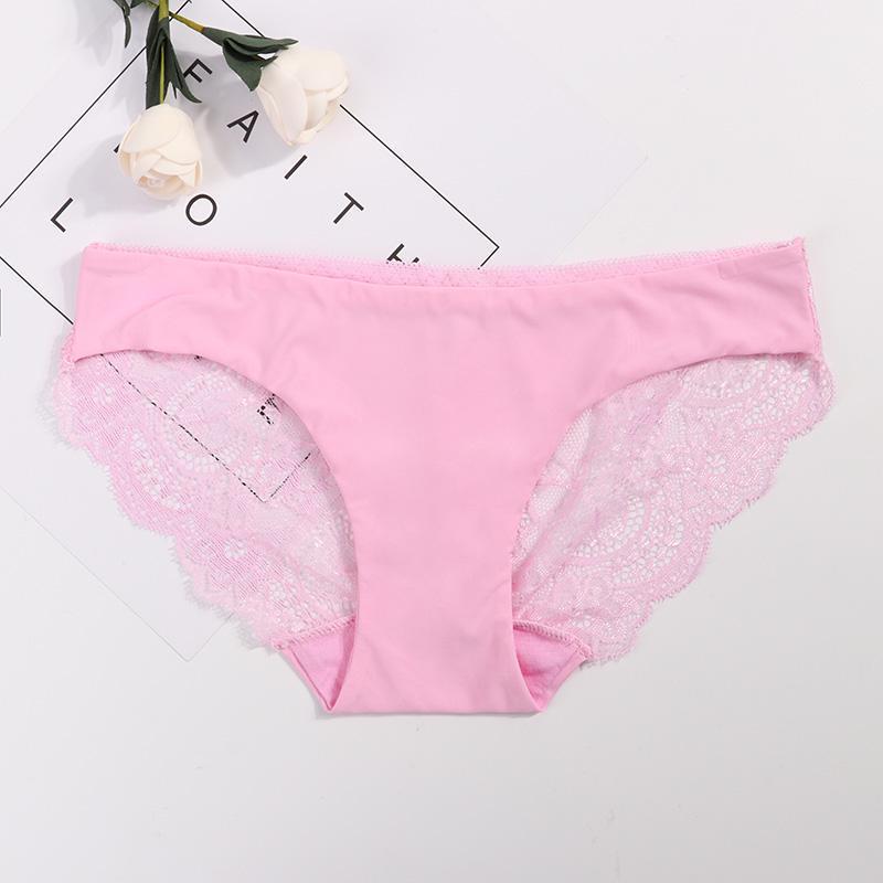 Women's Sexy Lace Panties Seamless Panty Briefs Underwear Breathable Hollow Triangle Underpants