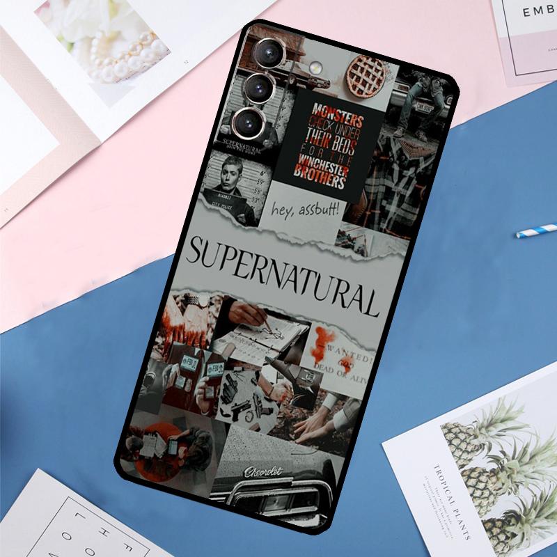 Сверхъестественный Чехол Для Samsung Galaxy S23 S22 S24 Ultra Note 20 S20 S21 FE S9 S10 Note 10 Plus Задняя Крышка