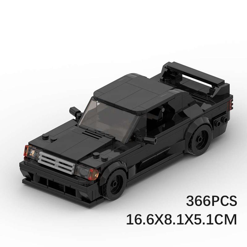 Строительные блоки Mercedesed-Benzed Speed Techniced 190E EVO II сборка из мелких частиц мини-автомобиль модель транспортного средства игрушка подарок Образовательный DIY Пазл STEM