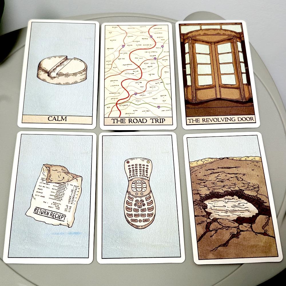 Реальные карты Таро, 78 шт., карты 10,3*6 см. Причудливый, забавный и уникальный набор карт. Новые произведения искусства и новые уникальные персонажи.