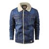 Мужская зимняя модная ковбойская куртка, модная теплая меховая подкладка, джинсовая толстая куртка, верхнее пальто, мужские джинсовые куртки, верхняя одежда, мужская брендовая мужская одежда
