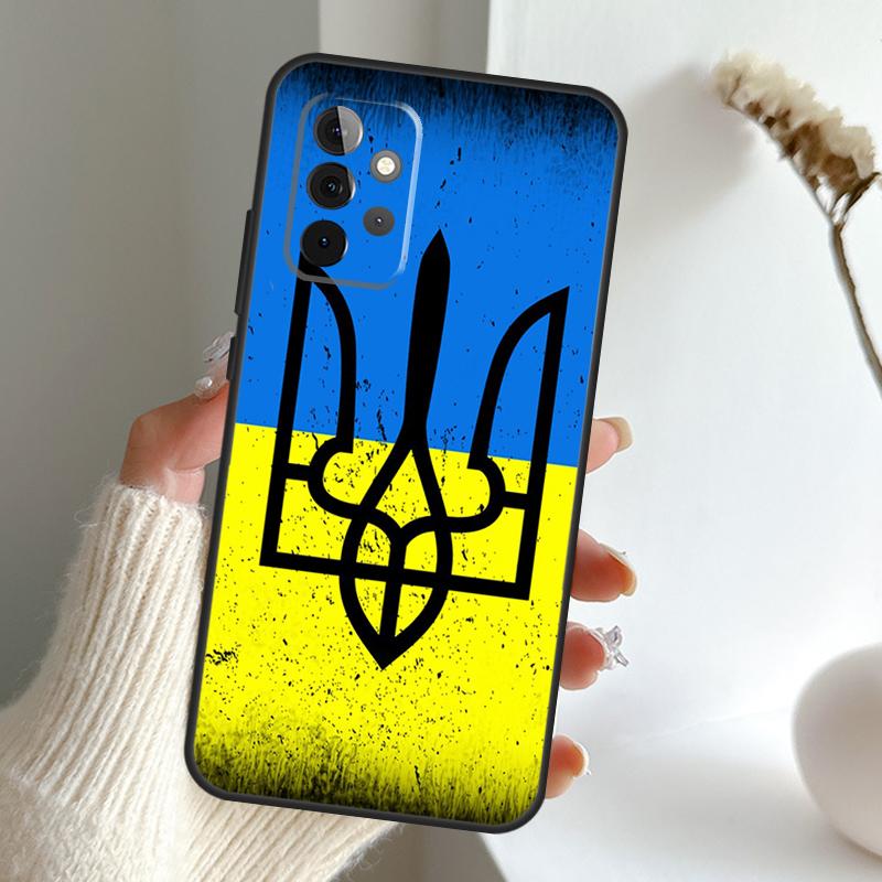 Чехол с украинским флагом для Samsung Galaxy A55 A15 A35 A56 A06 A16 A26 A36 A32 A52 A13 A33 A53 A14 A34 A54 A17