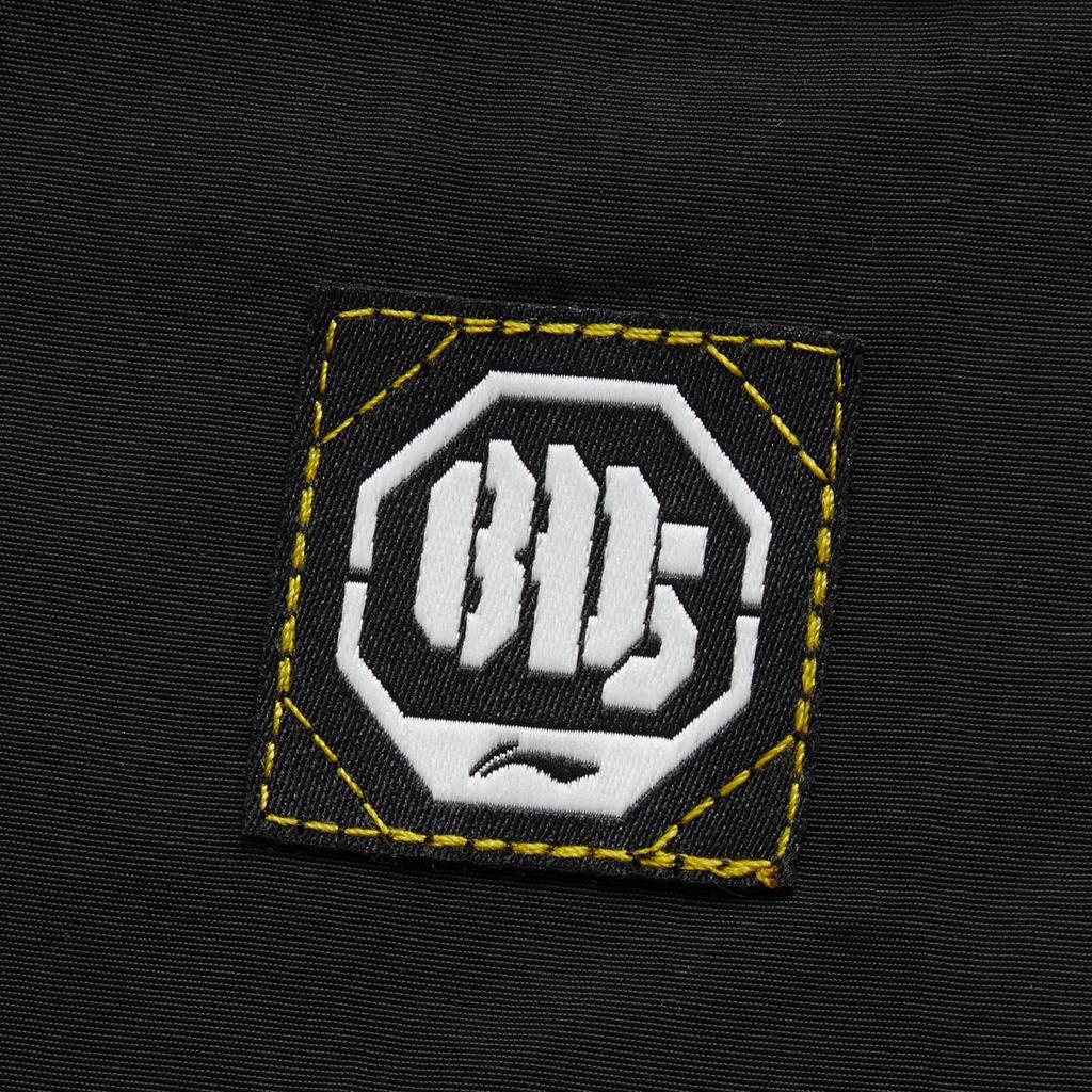 Li Ning Badfive удобные повседневные простые прямые спортивные брюки со шнуровкой мужские низы черного цвета AYKV099-2