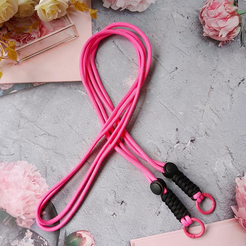 Регулируемый плетеный кроссбоди шнурок для телефона с защитой от потери, с задним зажимом и ремешком для лыжной перчатки