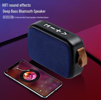 Беспроводная Bluetooth-колонка G2 с тканевой отделкой для спорта на открытом воздухе, со слотом для карты