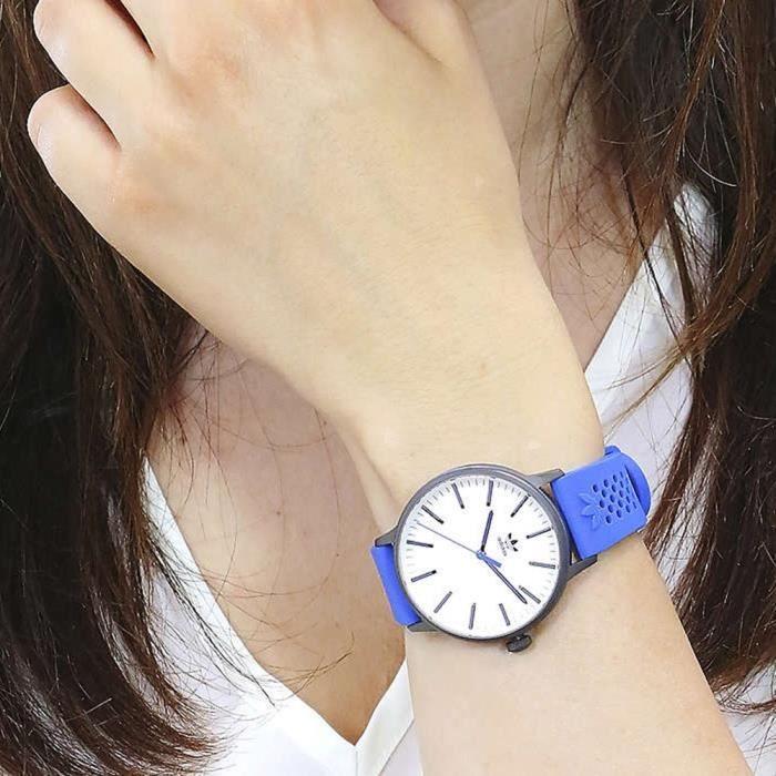 Montre à bracelet Adidas Watches AOSY22019 Silicone Bleu