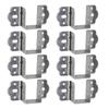 8pcs Bed Frame Stabilizer Brackets Bed Hinges Bed Frame Holders Simple Installs for Secure & Stable Sleep Environment